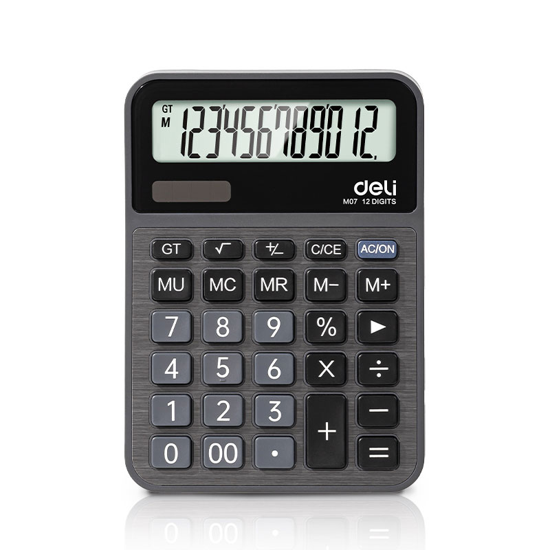 Calculator Birou 12Dig Metal M07 Deli
