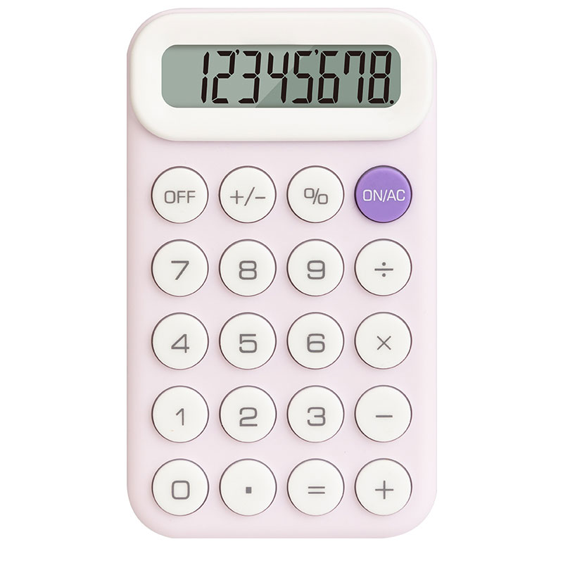 Calculator Buzunar 8Dig M10 Roz Deli