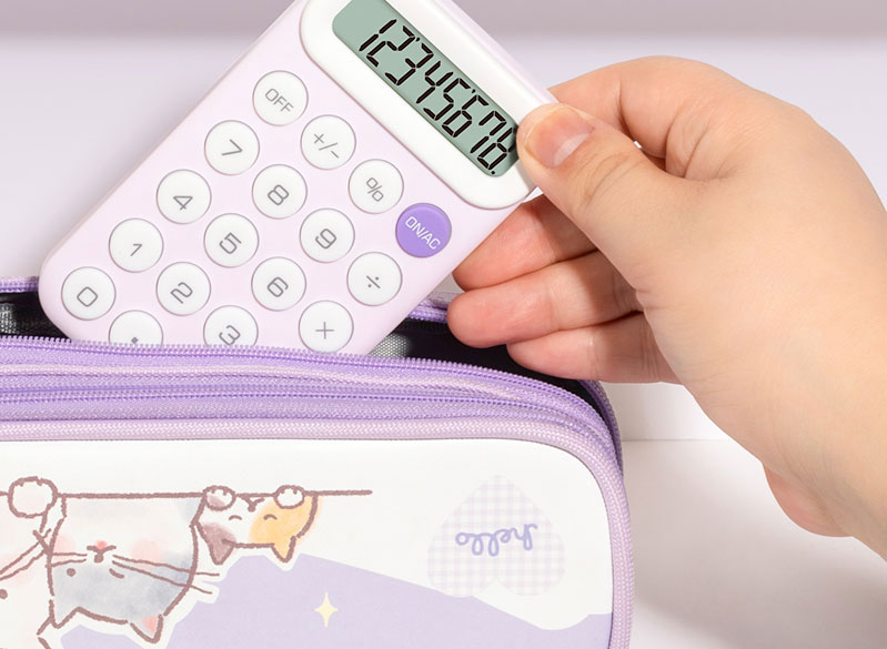 Calculator Buzunar 8Dig M10 Roz Deli