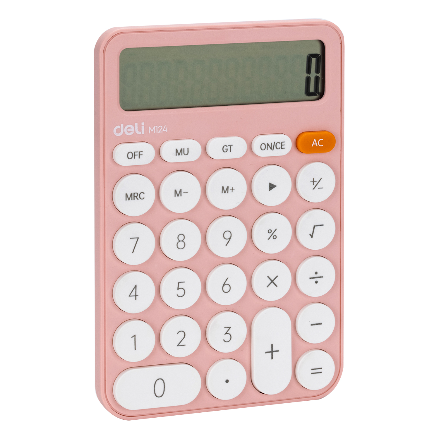 Calculator Birou 12Dig Plastic Fashion Em124 Roz Deli