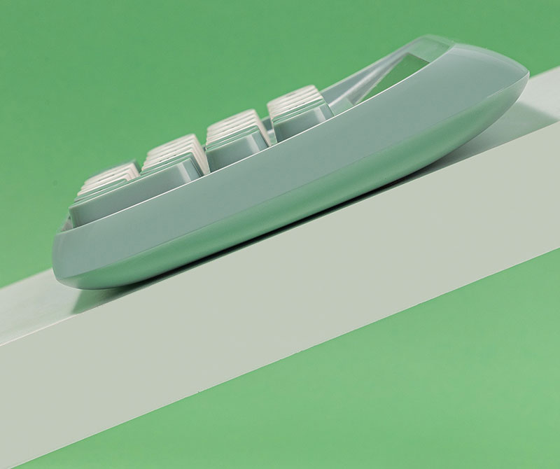 Calculator 12 Dig Retro M36 Gri Deli