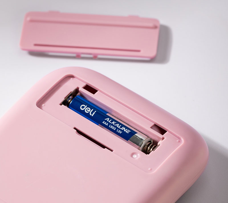 Calculator Birou 10Dig Taste Multicolore Roz Deli