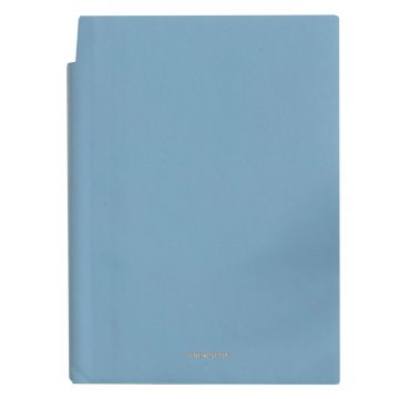 Caiet Birou A5 112 File 80g Dictando Coperta Piele Albastru N141L Deli