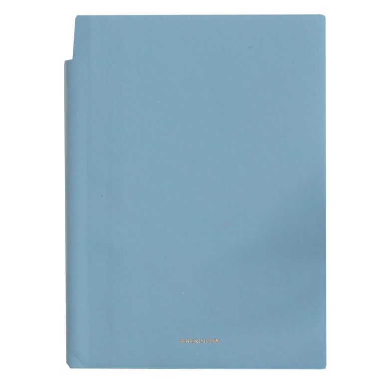 Caiet Birou A5 112 File 80g Dictando Coperta Piele Albastru N141L Deli