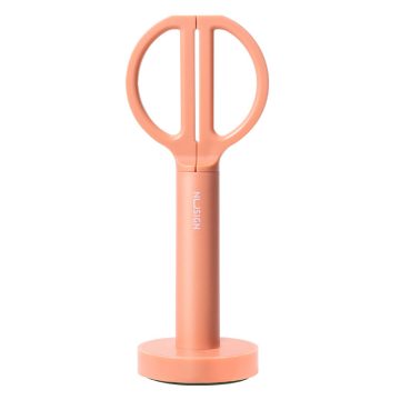 Foarfeca Birou Cu Suport 18cm Roz Nusign Deli