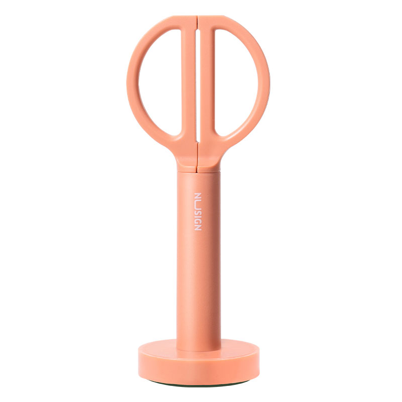 Foarfeca Birou Cu Suport 18cm Roz Nusign Deli