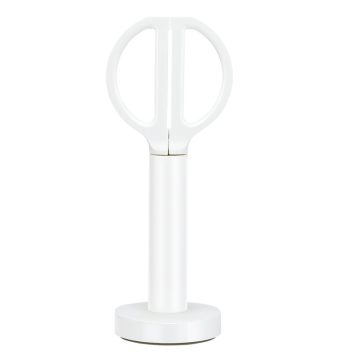 Foarfeca Birou Cu Suport 18cm Alba Nusign Deli