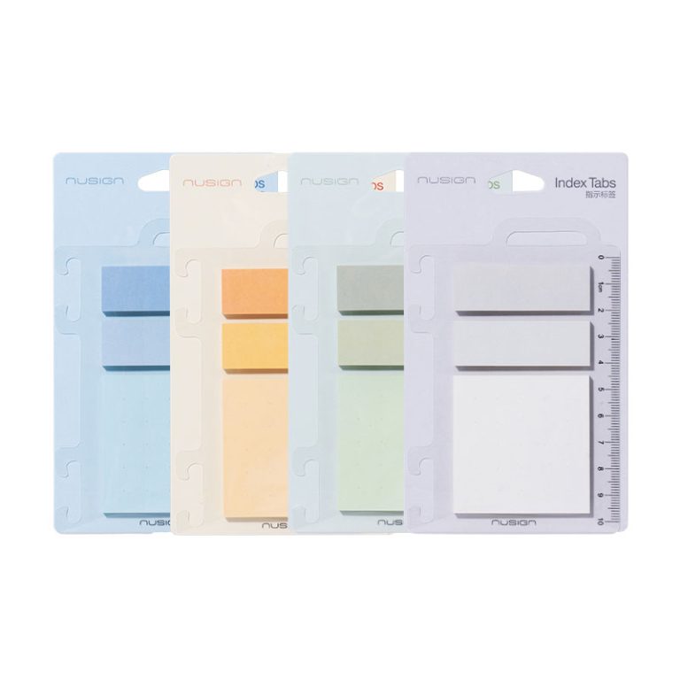 Set Notes Adeziv 52*52mm 30F+2*Index 17*52mm Pastel Nusign Deli