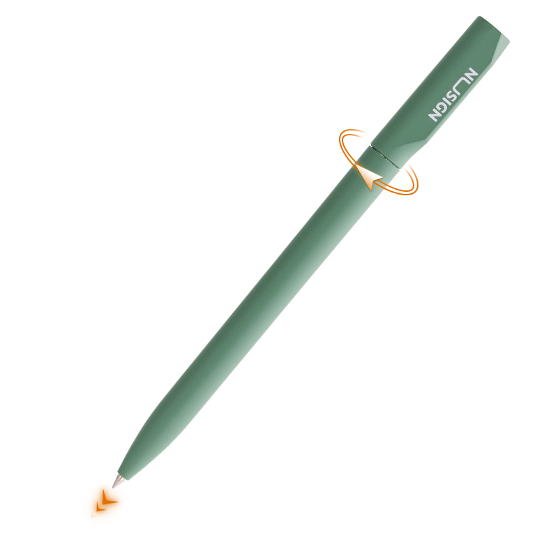 Pix Cu Gel Cu Mecanism 0.5mm Albastru Nusign Corp Verde Deli