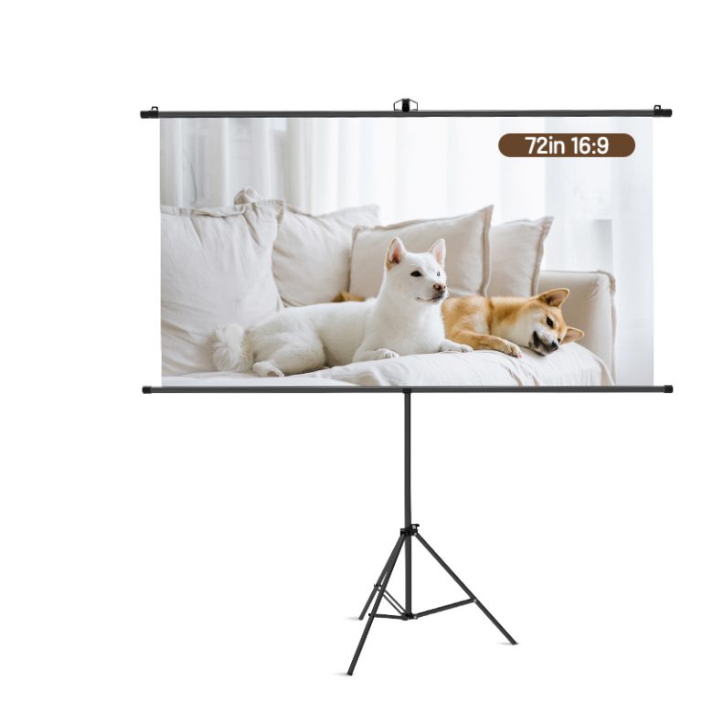 Ecran Proiectie 160 X 92cm Manual Pe Trepied Deli