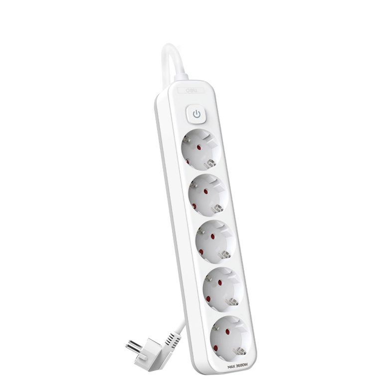 Prelungitor 5M 5 Prize Protectie Copii + Intrerupator Deli
