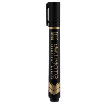 Marker Permanent Negru Varf Rotund 1.5mm Mate Deli