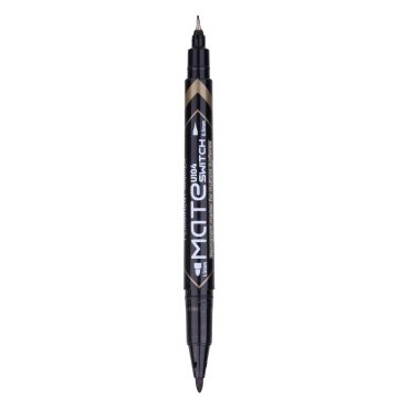 Marker Cd 2 Capete 0.5/1mm Negru Deli