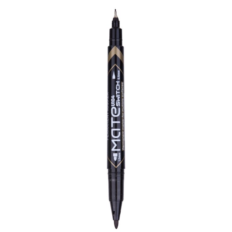 Marker Cd 2 Capete 0.5/1mm Negru Deli