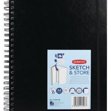 Caiet Spira Pentru Schite Si Desen A4 56 File 165g Cu Mapa Professional Derwent