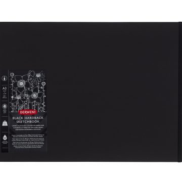 Caiet Spira Pentru Schite Si Desen A3 40 File 200g Hartie Neagra Professional Derwent