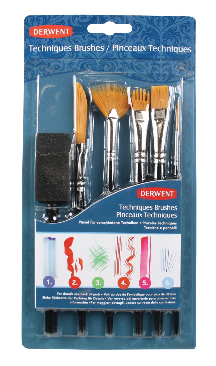 Pensula Diverse Modele 6/Set Derwent Professional