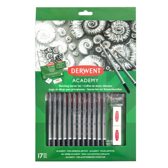 Set Creioane Grafit 6B-5H Pentru Incepatori Derwent Academy