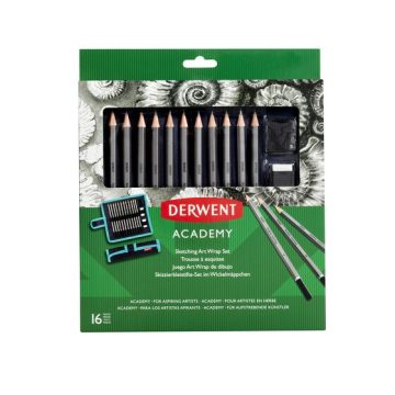 Set Portabil Desen 16 Buc Pentru Schite Academy Derwent