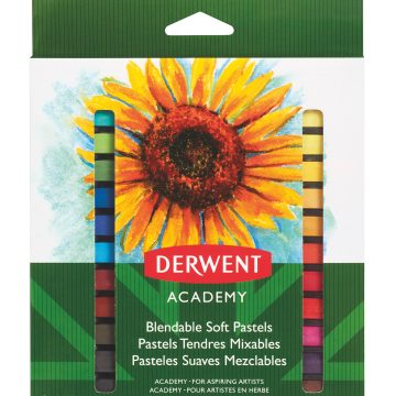 Creioane Pastel Soft 24 Culori Derwent Academy