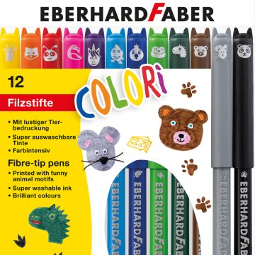 Carioci 12 Culori Animale Eberhard Faber
