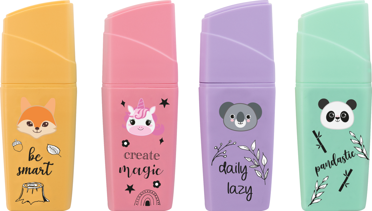Textmarker Animale Set 4 Bucati Eberhard Faber