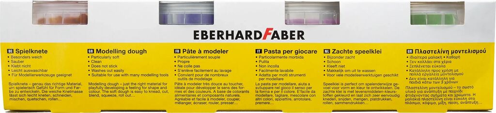Plastilina Modelaj 4Culori Speciale X 140g Eberhard Faber