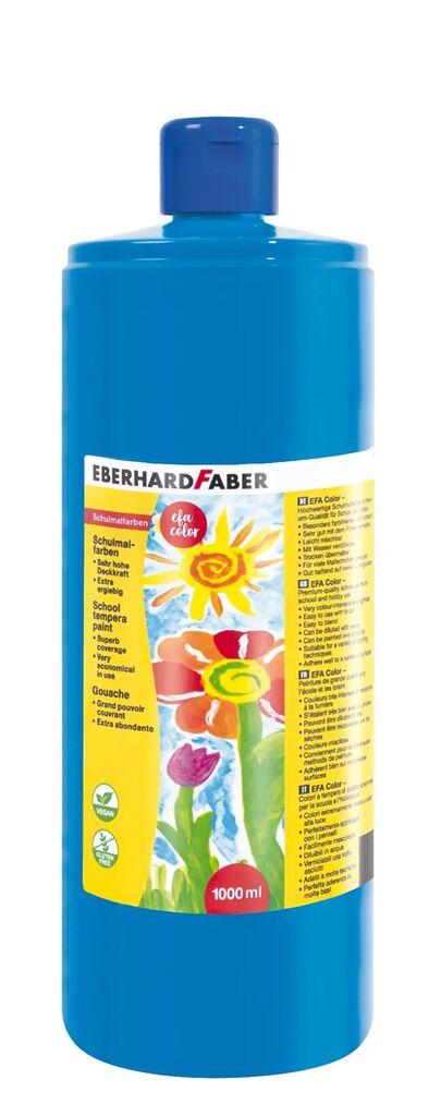 Tempera 1000ml Albastru Deschis Eberhard Faber