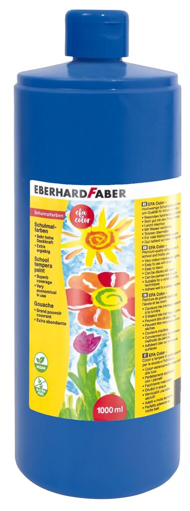 Tempera 1000ml Albastra Eberhard Faber