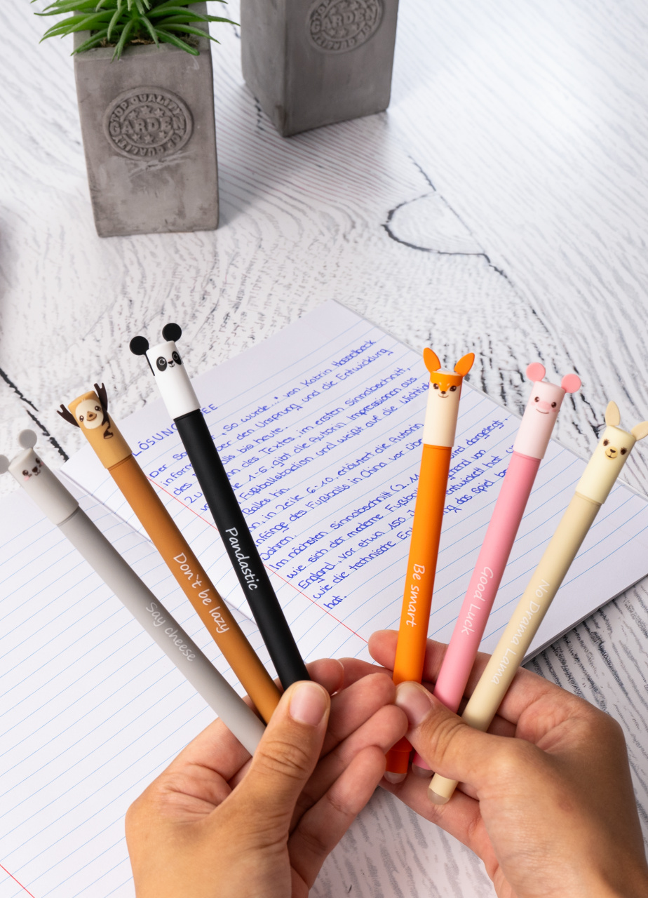 Roller 0.7mm Albastru Erasable Panda Eberhard Faber