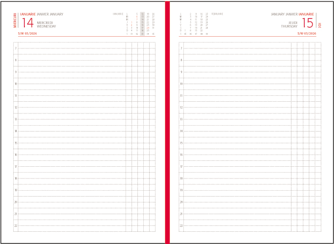 Agenda A5 Zilnica Neagra 2026 Basic Ego