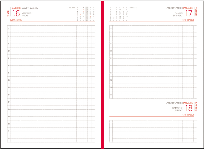 Agenda A5 Zilnica Albastra 2026 Basic Ego