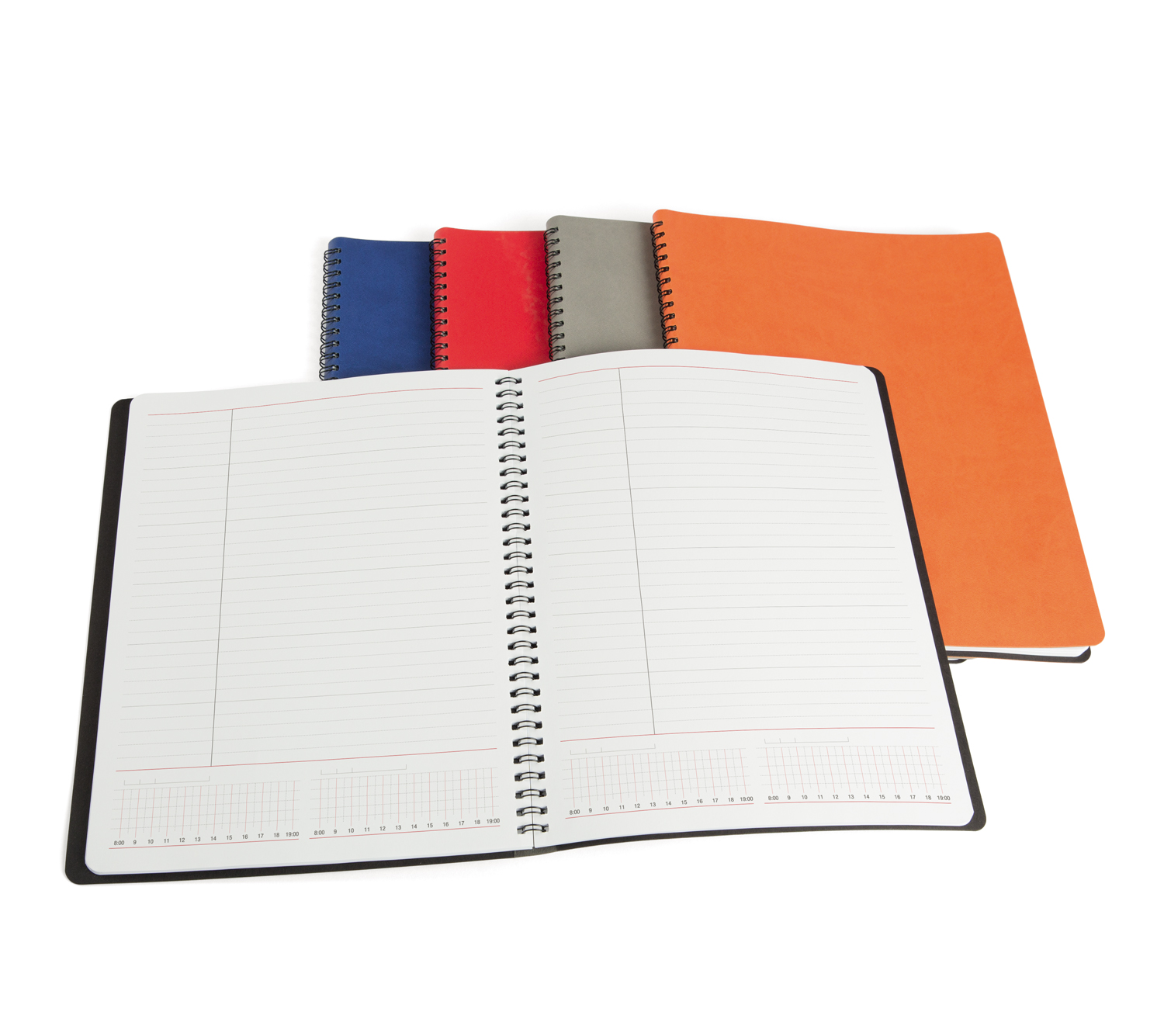 Agenda Cu Spira A4 Nedatata Neagra Siena Ego