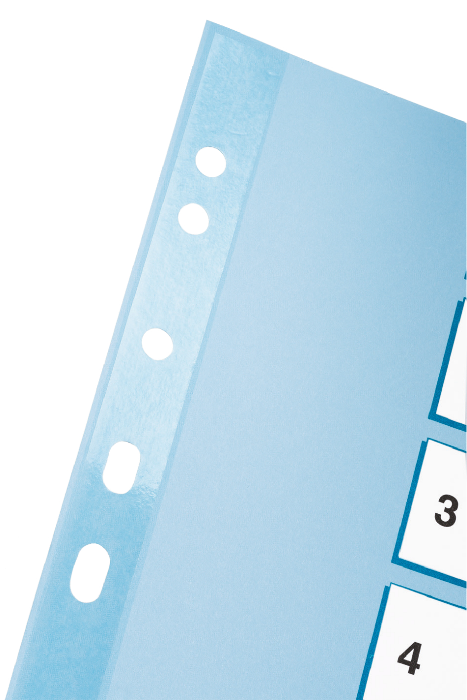 Separatoare Index Carton 1-10 Mylar Esselte