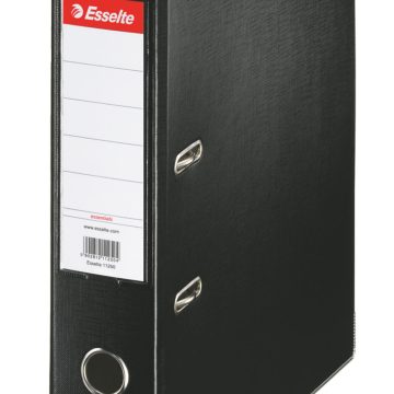 Biblioraft Plastifiat 7.5cm Negru Economy Esselte