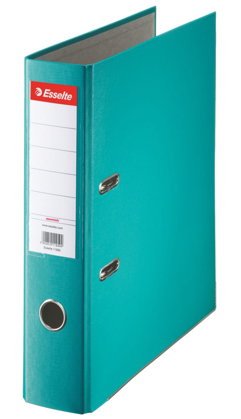 Biblioraft Plastifiat 7.5cm Turcoaz Economy Esselte