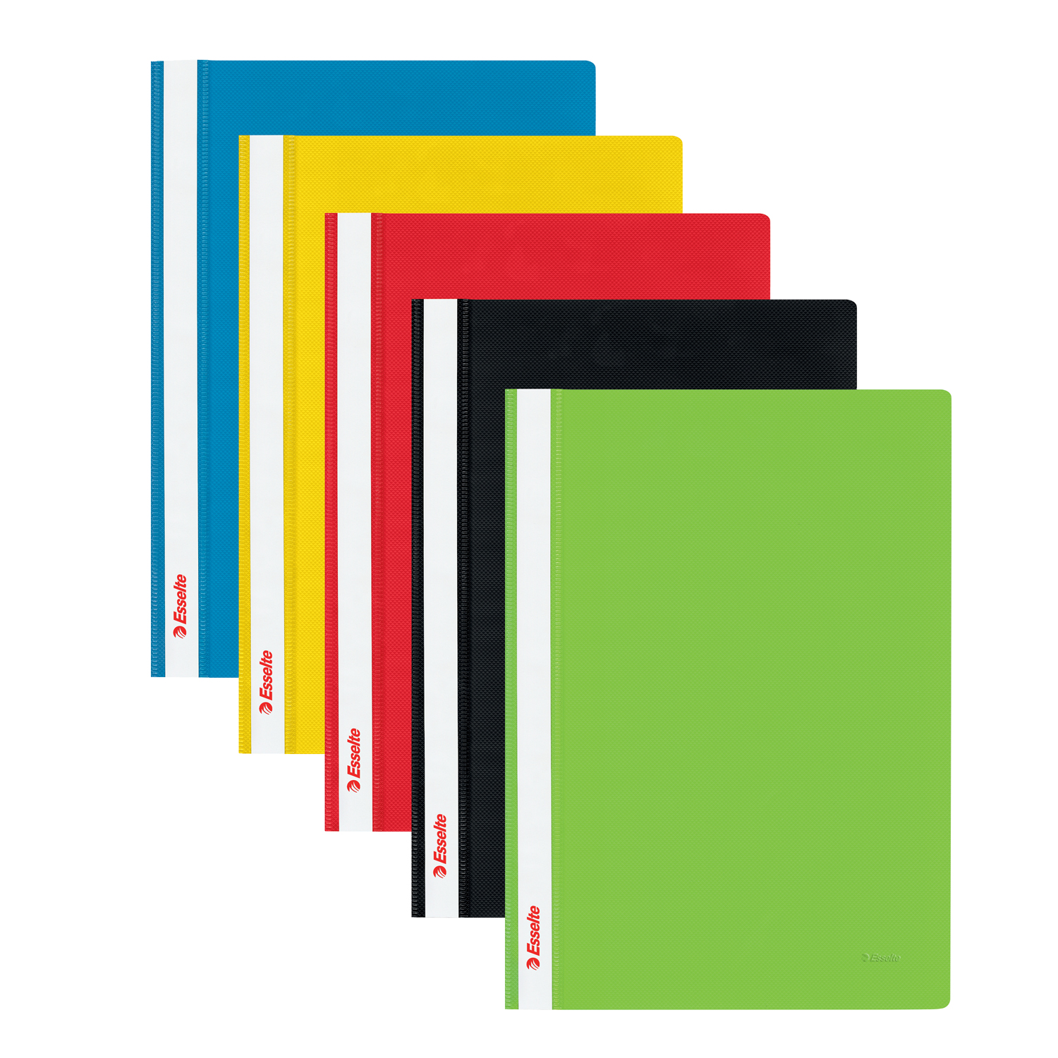 Dosar Plastic Cu Sina Si Multiperforatii Alb 10/Set Esselte