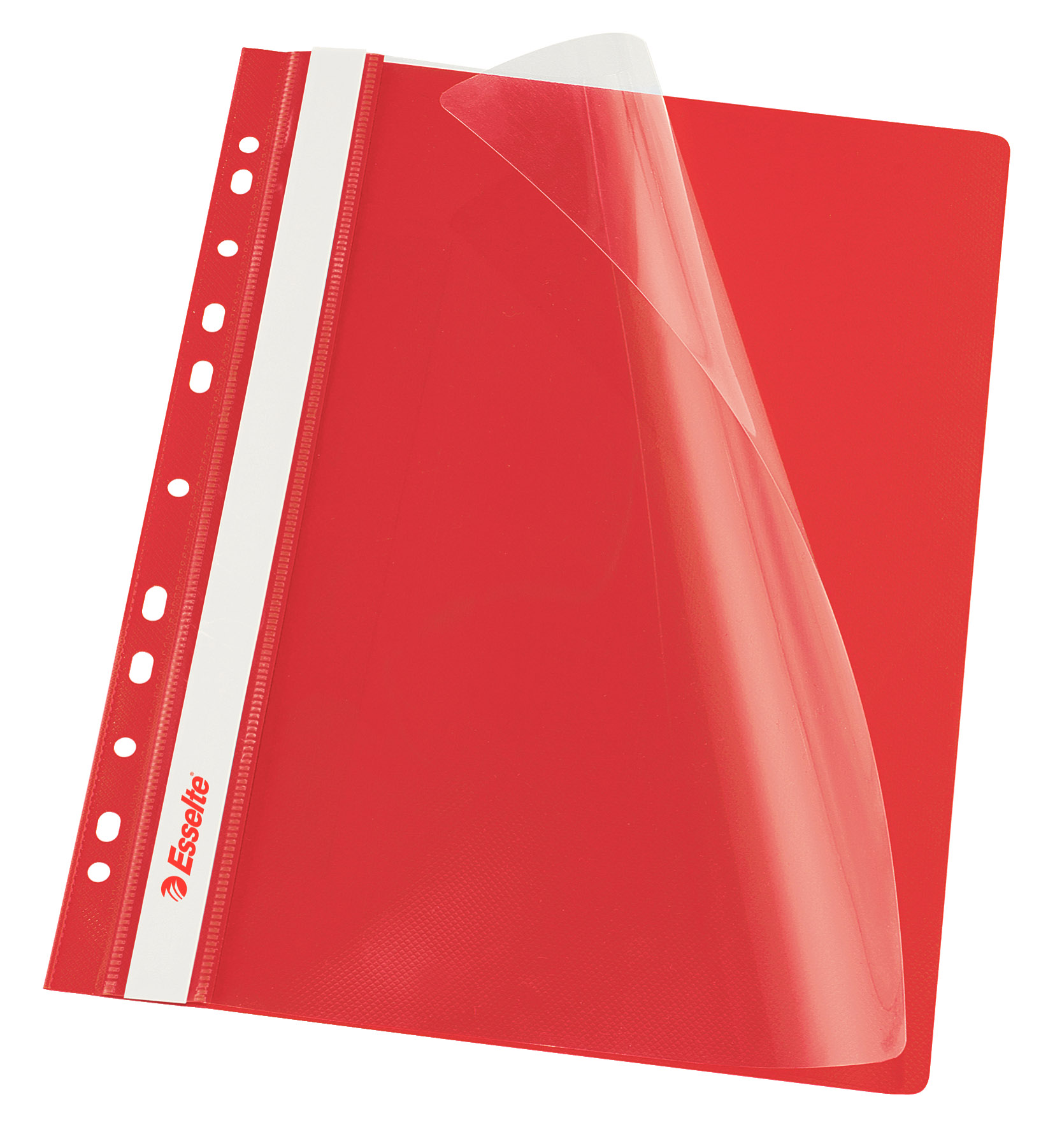Dosar Plastic Cu Sina Si Multiperforatii Rosu Esselte