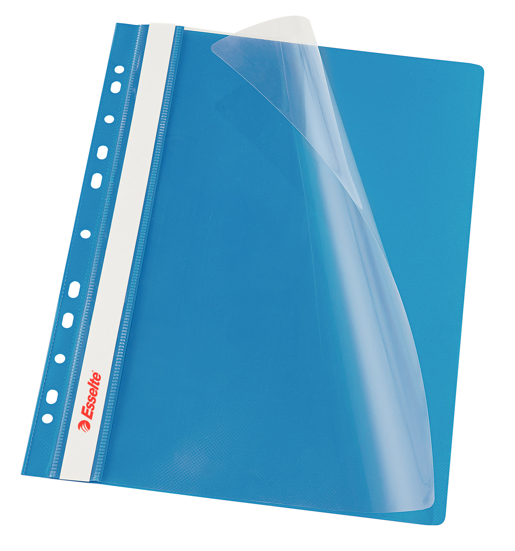Dosar Plastic Cu Sina Si Multiperforatii Albastru 10/Set Esselte