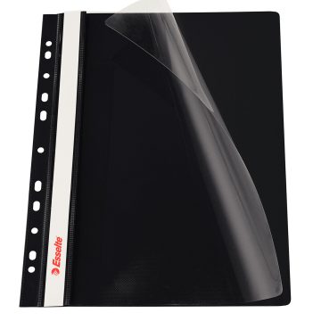 Dosar Plastic Cu Sina Si Multiperforatii Negru Esselte