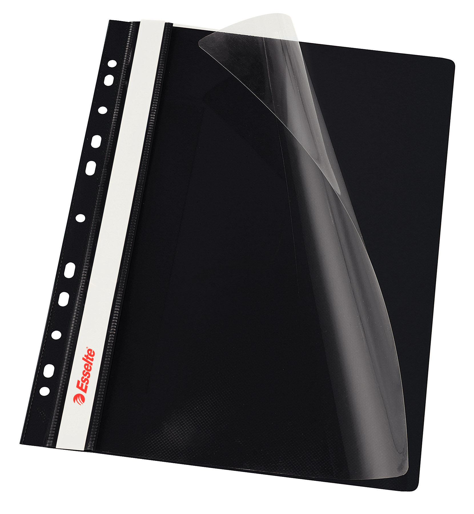 Dosar Plastic Cu Sina Si Multiperforatii Negru Esselte