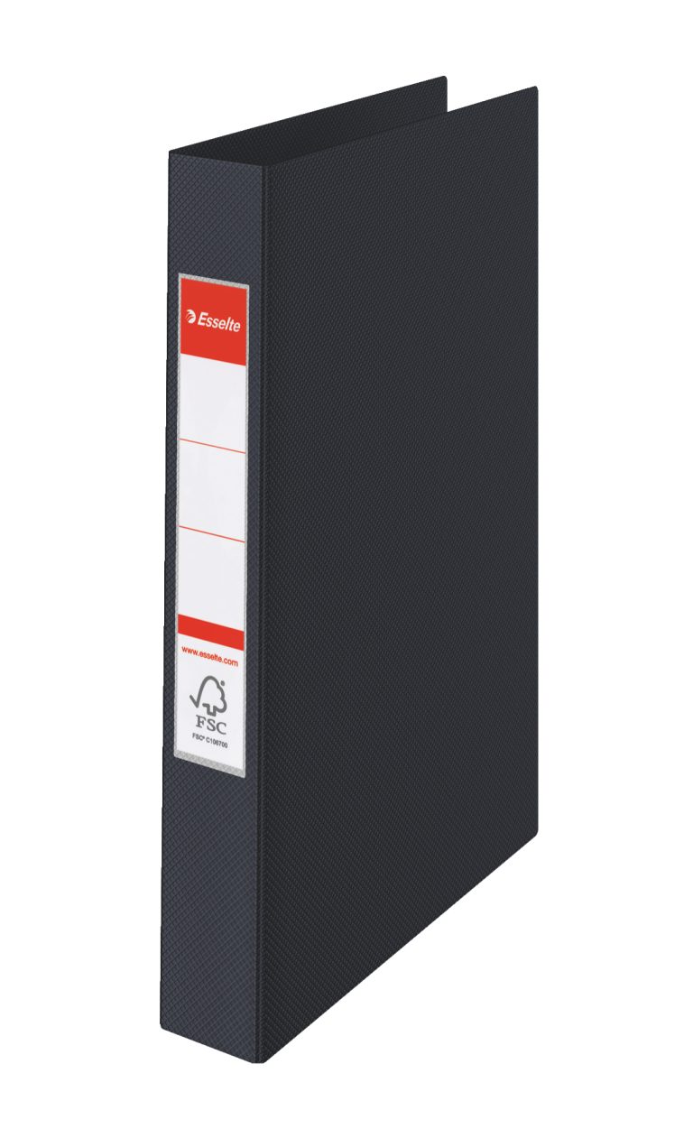 Caiet Mecanic A4 4 Inele 25mm/42mm Negru Standard Esselte