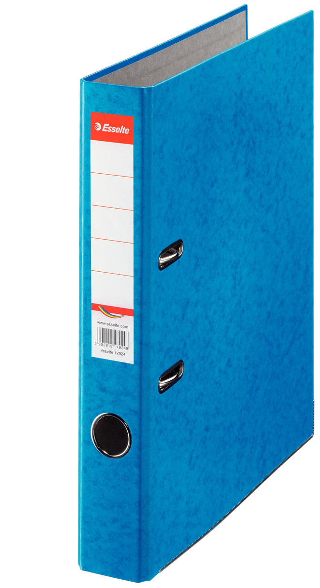 Biblioraft Marmorat 5cm Albastru Rainbow Esselte