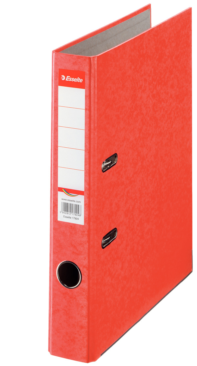Biblioraft Marmorat 5cm Rosu Rainbow Esselte