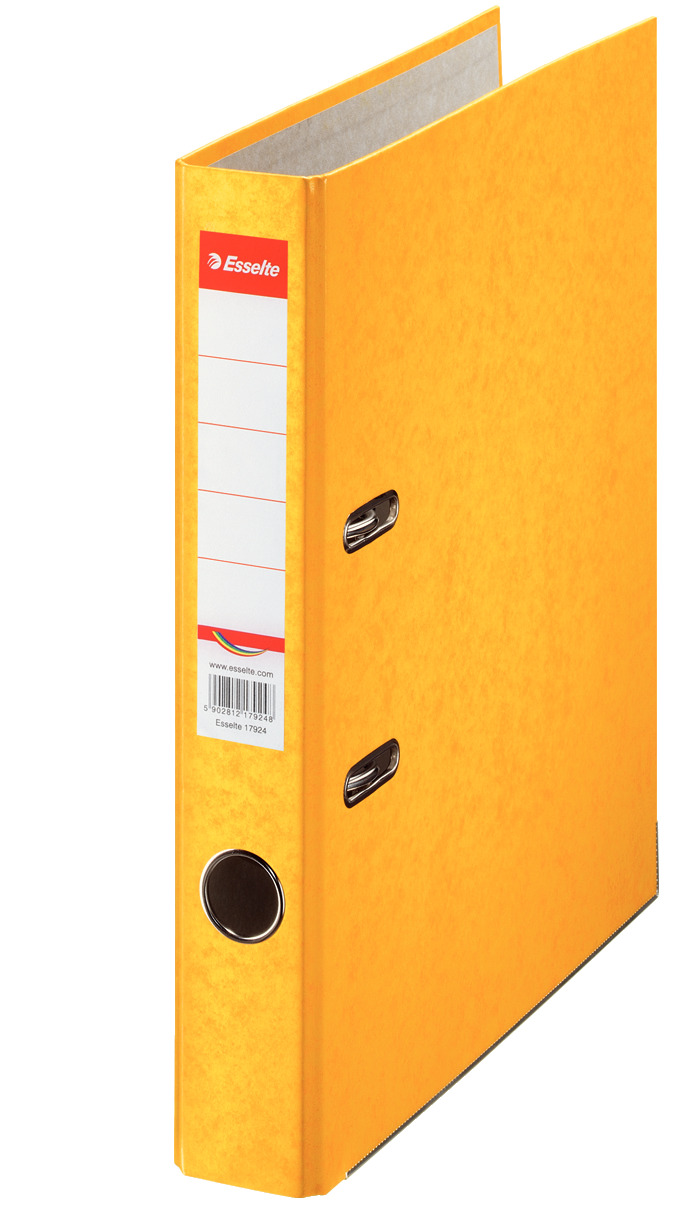 Biblioraft Marmorat 5cm Galben Rainbow Esselte