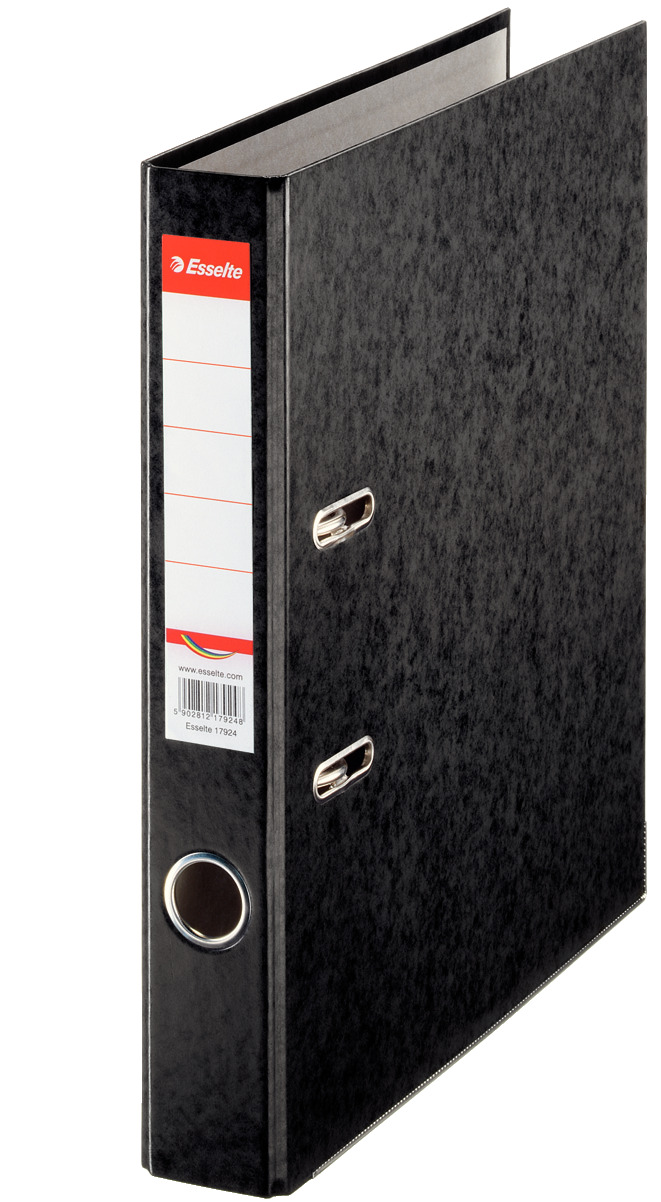 Biblioraft Marmorat 5cm Negru Rainbow Esselte