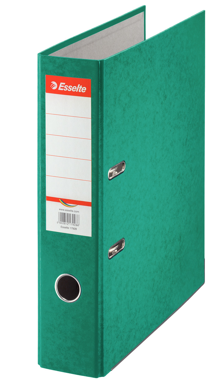 Biblioraft Marmorat 7.5cm Verde Rainbow Esselte