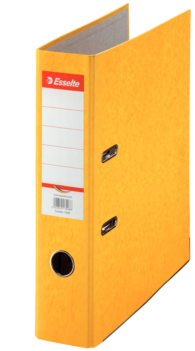Biblioraft Marmorat 7.5cm Galben Rainbow Esselte
