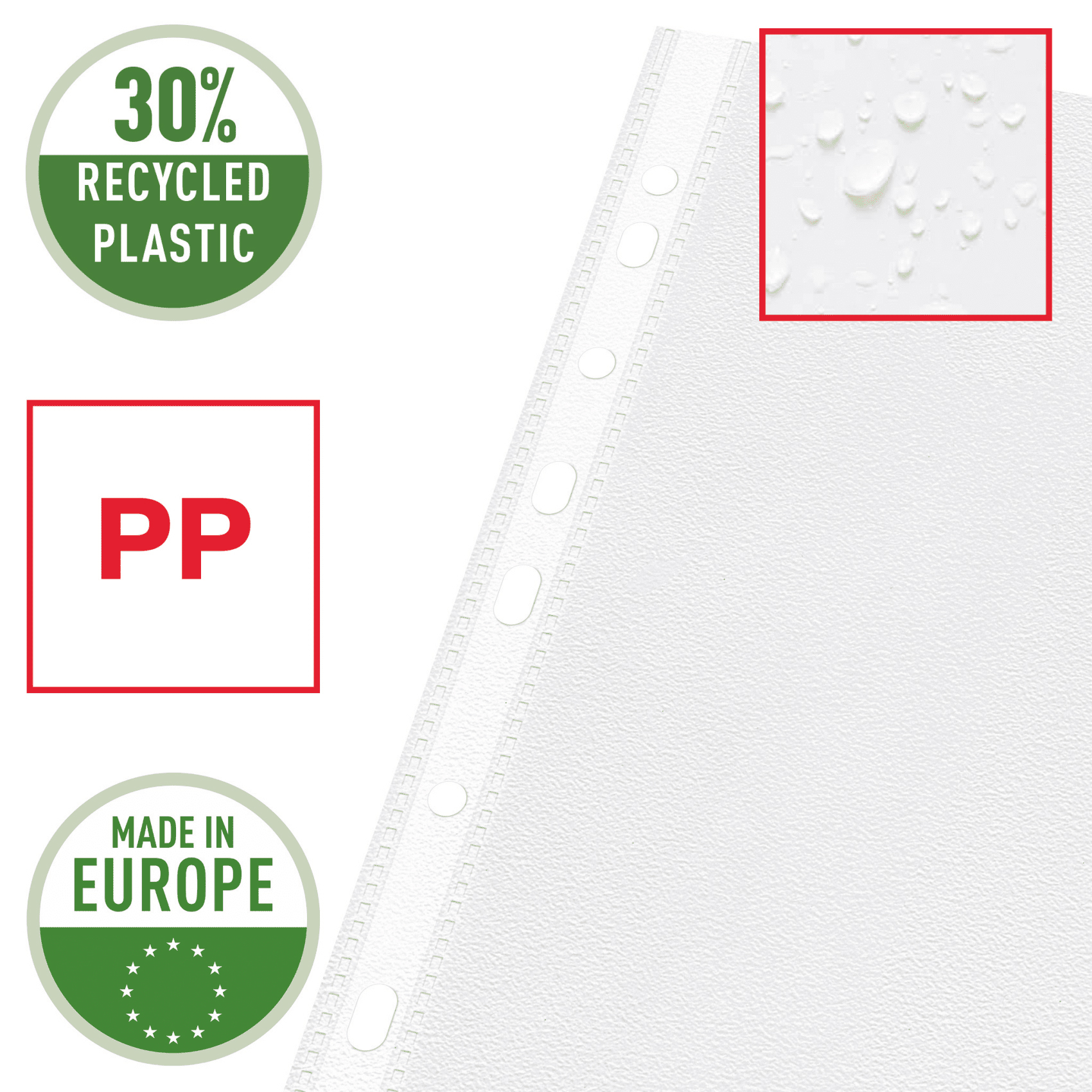 Folie Protectie A4 Cu Clapa Laterala 10/Top 100 Microni Esselte
