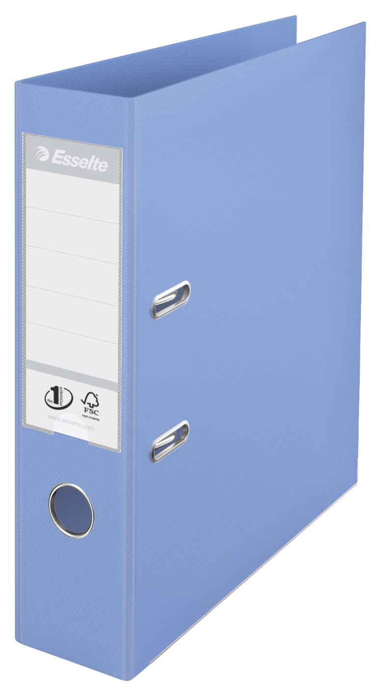Biblioraft Plastifiat Int-Ext 7.5cm Albastru Deschis Nr1 Esselte